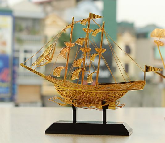 bài trí thuyền buồm phong thủy