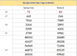 Thống kê XSMT 18/8/2020 chốt lô VIP miền Trung thứ 3