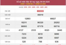 Soi cầu XSMB 10/9/2020 chốt lô VIP miền Bắc thứ 5