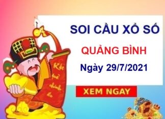 Thống kê XSQB ngày 29/7/2021