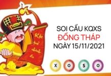 Soi cầu xổ số Đồng Tháp ngày 15/11/2021