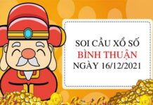 Soi cầu xổ số Bình Thuận XSBTH ngày 16/12/2021