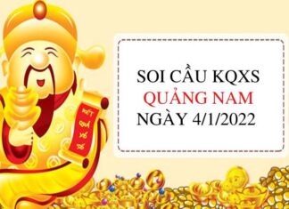 Thống kê xổ số Quảng Nam ngày 4/1/2022