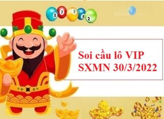 Thống kê lô VIP SXMN 30/3/2022