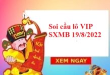 Soi cầu lô VIP KQSXMB 19/8/2022