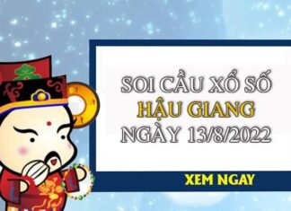 Thống kê kết quả xổ số Hậu Giang ngày 13/8/2022 thứ 7 hôm nay