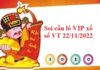 Soi cầu lô VIP xổ số Vũng Tàu 22/11/2022