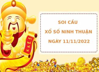 Soi cầu xổ số Ninh Thuận 11/11/2022 thống kê XSNT chính xác