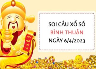 Soi cầu xổ số Bình Thuận ngày 6/4/2023 thứ 5 hôm nay