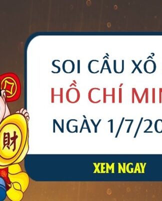 Soi cầu loto xổ số Hồ Chí Minh ngày 1/7/2023 thứ 7 hôm nay