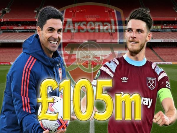 Arsenal nâng giá hỏi mua Declan Rice