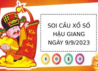 Soi cầu xổ số Hậu Giang ngày 9/9/2023 thứ 7 hôm nay