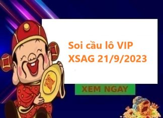 Soi cầu lô VIP XSAG 21/9/2023