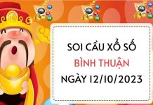 Soi cầu lô tô xổ số Bình Thuận ngày 12/10/2023 thứ 5 hôm nay