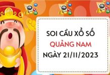 Soi cầu KQ xổ số Quảng Nam ngày 21/11/2023 thứ 3 hôm nay