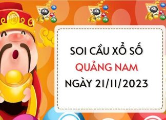 Soi cầu KQ xổ số Quảng Nam ngày 21/11/2023 thứ 3 hôm nay