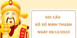 Soi cầu xổ số Ninh Thuận 8/12/2023 thống kê XSNT chính xác