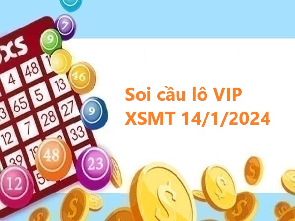 Soi cầu lô VIP XSMT 14/1/2024