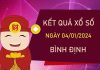 Soi cầu XSBDI 4/1/2024 chốt loto giải tám đài Bình Định