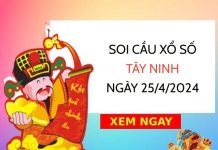 Soi cầu KQ xổ số Tây Ninh ngày 25/4/2024 thứ 5 hôm nay