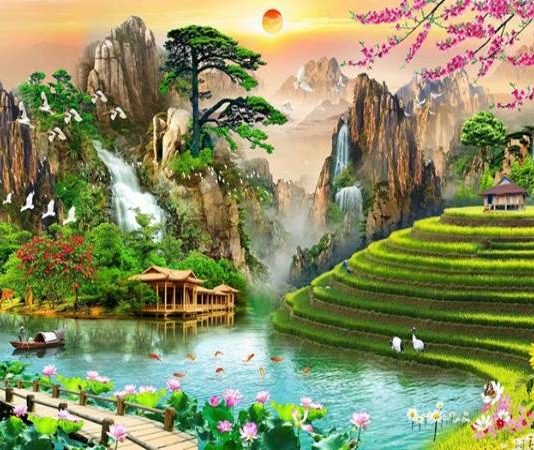 tranh phong thủy mệnh mộc