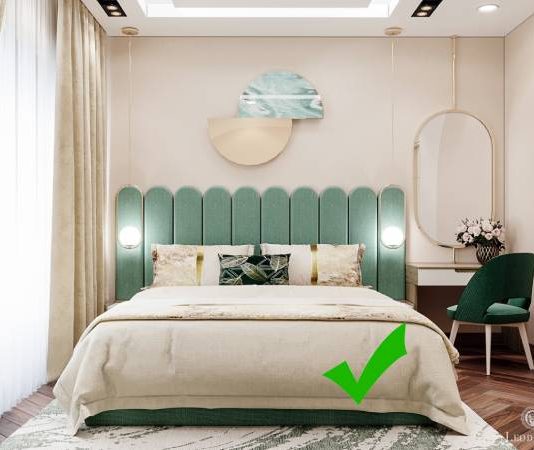 vị trí đặt gương trong phòng ngủ