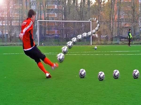 Sút Knuckleball (không xoáy)