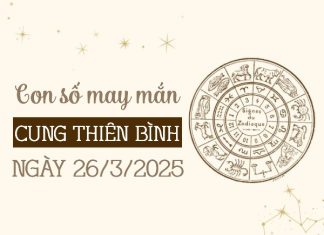 Con số phát tài Thiên Bình 26/3/2025