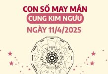 Gợi ý con số đại cát cung Kim Ngưu ngày 11/4/2025