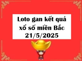 Loto gan kết quả xổ số miền Bắc 21/5/2025