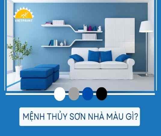 Mệnh Thủy nên sơn nhà màu gì để hút tài lộc và vượng khí Mệnh thủy sơn nhà màu gì