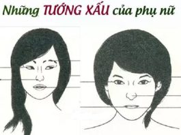 Tướng mặt đàn ông, phụ nữ xấu cảnh báo xui xẻo hao tài