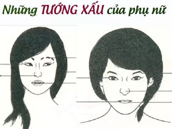 Tướng mặt phụ nữ xấu – điềm báo cuộc sống nhiều biến động
