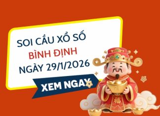 Soi cầu xổ số Bình Định ngày 29/1/2026 hôm nay chuẩn nhất