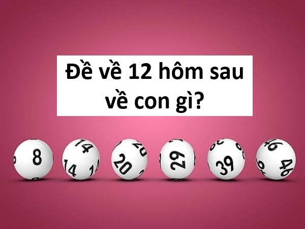 Kinh nghiệm đề về 12 hôm sau về con gì trúng thưởng?