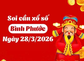 soi cầu xổ số Bình Phước ngày 28/3/2026