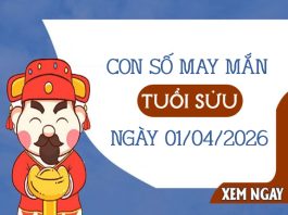 con số may mắn ngày 01/04/2026 tuổi Sửu