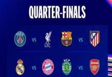 Tin C1: Xác định tứ kết Champions League 2025/26