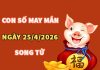 Con số may mắn hôm nay 25/4/2026 thứ 7 cung Song Tử