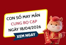 Hé lộ con số may mắn ngày 18/04/2026 cung Bọ Cạp con số may mắn ngày 18/04/2026 cung Bọ Cạp