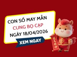 con số may mắn ngày 18/04/2026 cung Bọ Cạp