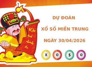 Dự đoán XSMT ngày 30 tháng 4 năm 2026 thứ 5 thần tài Dự đoán XSMT ngày 30 tháng 4 năm 2026 thứ 5 thần tài
