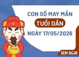 Con số may mắn ngày 17/05/2026 tuổi Dần thu hút tài vận Con số may mắn ngày 17/05/2026 tuổi Dần thu hút tài vận