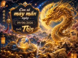 Con số may mắn hôm nay 09/06/2026 thứ 3 tuổi Thìn