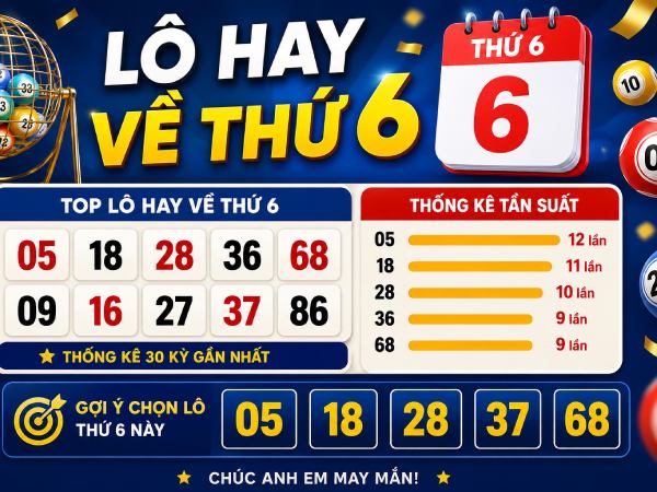 Vì sao nhiều người quan tâm lô hay về thứ 6?