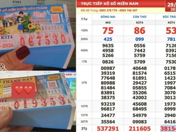 Làm thế nào để biết mình trúng giải 4