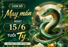 Con số may mắn ngày 15/6 tuổi Tỵ Khi trực giác trở thành lợi thế