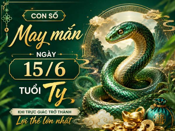 Con số may mắn ngày 15/6 tuổi Tỵ Khi trực giác trở thành lợi thế